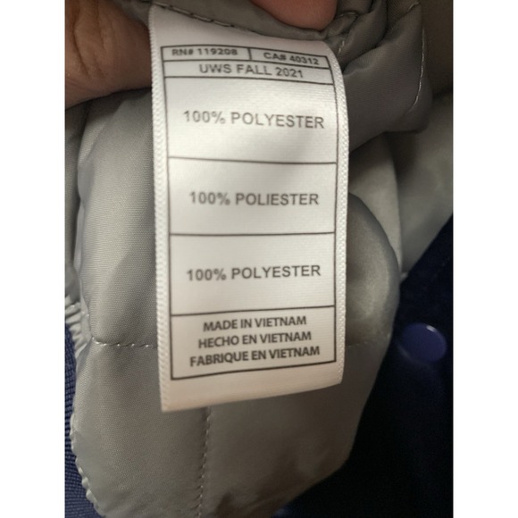 New York Yankees Mens XL Mitchell & Ness Heavy Weight Script Satin Jacket Coat - Picture 7 of 13